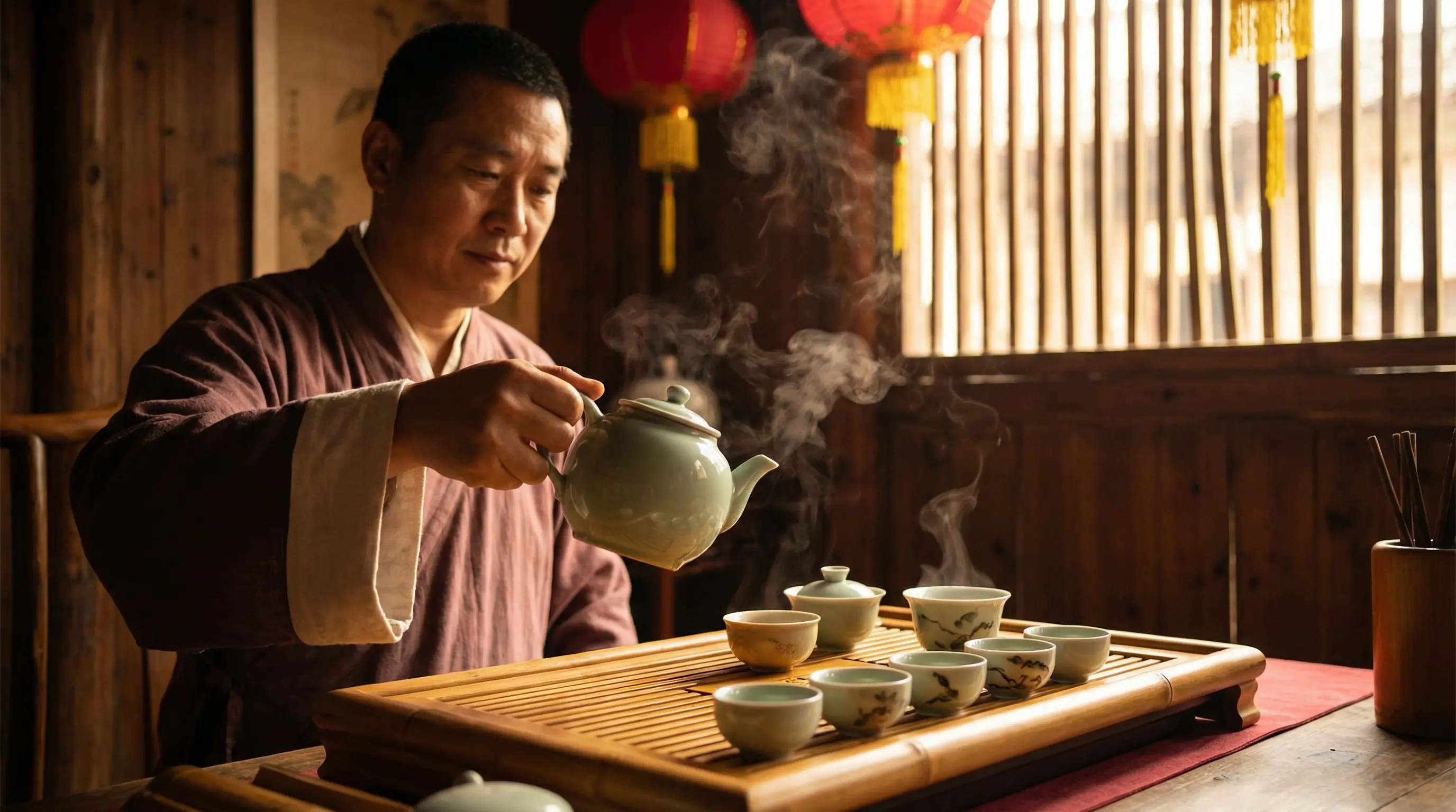 剧烈运动摇床运动视频 茶道文化纪录片封面